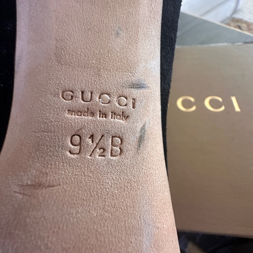 Gucci , platform, black, 9 1/2 - Picture 6 of 6